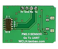 Адаптер IDC 10-контактный 1,27 мм - microUSB для датчика PMS7003 - с припаянными контактами