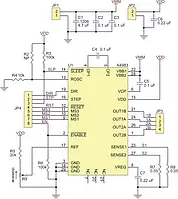 A4988 - RepRap 35V / 2A драйвер шагового двигателя - Pololu 1182