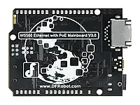 Модуль DFRobot W5500 + PoE Ethernet - совместим с Arduino подключения проекта к Интернету (LoT)