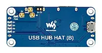 USB-концентратор Hat (B) - концентратор с 4 портами - накладка для Raspberry Pi 4B / 3B + / 3B / Zero -