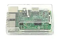 Корпус для Raspberry Pi Model 3B+ / 3B / 2B - прозрачный штаб с доступом к GPIO