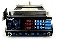 Паяльная станция 3в1 WEP 853AAA - подогреватель + наконечник + горячий воздух с вентилятором в плунжере