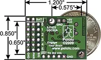 Micro Maestro USB 6-канальный сервопривод - Pololu 1350