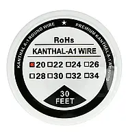 Провод сопротивления Kanthal A1 0,81 мм 2,85 Ω / м - 9,1 м