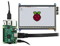 Сенсорный экран - емкостный LCD TFT 7 &#039;800x480px v3.3 HDMI + USB для Raspberry Pi