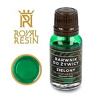 Епоксидна фарба Royal Resin - прозора рідина - 15 мл - зелена