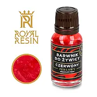 Епоксидна фарба Royal Resin Crystal - перламутрова рідина - 15 мл - червона