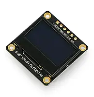 OLED дисплей, монохромная графика 0.96 &#039;&#039; 128x64px I2C / SPI - DFRobot DFR0650