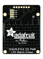Драйвер RGB LED матрицы - Модуль с RGB LED матрицей 117 диодов - IS31FL3741 - STEMMA QT / Qwiic - Adafruit