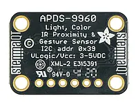 APDS9960 - Датчик приближения, света, цвета и жеста - STEMMA QT / Qwiic - Adafruit 3595