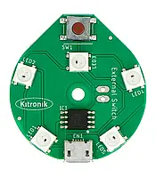 RGB светодиодная лента 5 x 5 В USB диодов - с селектором рисунка - круглая - Kitronik 35158