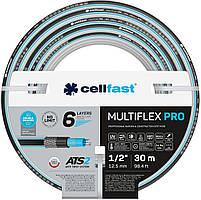 Cellfast Шланг садовий MULTIFLEX PRO 1/2" 30м, 6 шарів, до 35 Бар, -20… 65°C (13-801)