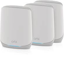 NETGEAR WiFi-система Orbi RBK763S AX5400, WiFi 6, MESH, 3xGE LAN, 1xGE WAN, біл. кол. (3шт.) (RBK763S-100EUS)