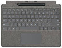 Microsoft Комплект для Surface Pro 9 (клавиатура Pro Signature Platinum стилус Surface Slim Pen 2 Black)