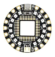 RP2040 Stamp Round Carrier - базовая плата для микроконтроллера RP2040 - 16 диодов NeoPixels - PiMoroni SP027*