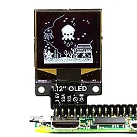 PiMoroni Mono OLED - 1,12-дюймовый графический монохромный дисплей 128x128px - I2C