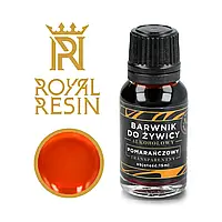 Royal Resin спиртовая краска для эпоксидной смолы - прозрачная жидкость - 15 мл - оранжевый