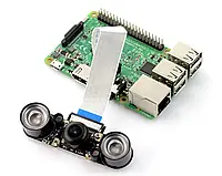 Камера RpiCam OV5647 5MPx - рыбий глаз ночь 160 ° - для Raspberry Pi