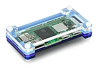 Pibow Zero 2 W - чехол для Raspberry Pi Zero 2 W - фиолетовый - PiMoroni PIM595