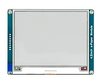 E-Paper E-Ink (B) 4,2 &#039;&#039; 400x300px v2.1 - Модуль с трехцветным SPI дисплеем - Waveshare 13454