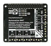 Hat Automation 3x Relay + LED - розширення для Raspberry Pi