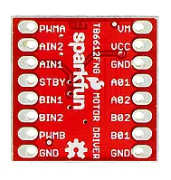 TB6612FNG - Двухканальный драйвер для двигателей 15 В / 1,2 А - SparkFun ROB-14451