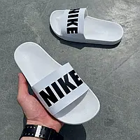 Nike Slides Big Logo White 36