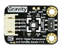 SHT31-F - I2C цифровой датчик температуры и влажности - DFRobot SEN0334