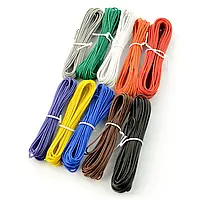 Velleman K / MOW - Комплект ПВХ проволочного кабеля / многожильный - 10 цветов - 60 м