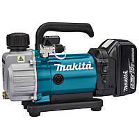 Makita Насос вакумний акумуляторний DVP180RT, 18В, 5Аг, 50л/хв, 20Па, 3.5 кг