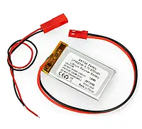 Аккумулятор Akyga Li-Pol 270mAh 1S 3.7V - JST-BEC male + female - 45x27x3mm