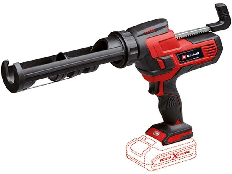 Einhell Пістолет для герметика TE-SG 18/10 Li - Solo акум., PXC, 18В, 2000 Н, 310 мл, 0.4-10 мм/с, 1.8 кг (без АКБ і ЗП) (4522250)