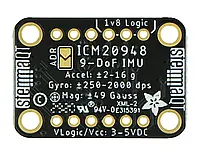 ICM-20948 9DoF - 3-осевой акселерометр, гироскоп и магнитометр SPI / I2C Qwiic - Adafruit 4554