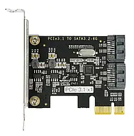 ROCKPro64 - карта расширения 2x SATA3 для PCI-e 3.1