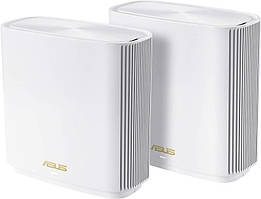 ASUS Маршрутизатор ZenWiFi XT9 2PK AX7800 3xGE LAN 1x2.5GE WAN 1xUSB 3.2 MU-MIMO OFDMA MESH white (90IG0740-MO3B40)