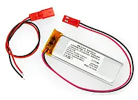 Аккумулятор Akyga Li-Pol 750mAh 1S 3.7V - JST-BEC вилка + розетка - 58x21x6mm