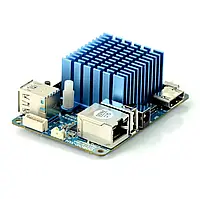 Радиатор для Odroid XU4 высокий 40x40x25 мм - синий