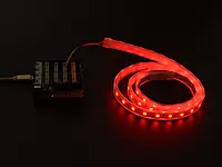 Водонепроницаемая светодиодная лента RGB 60 LED/м - 1м, 5В в съемном силиконовом корпусе