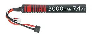 Акумулятор Li-Ion Titan 3000mAh 16C 2S 7.4V (Stick) - DEAN - 18x132mm