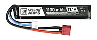 Аккумулятор Li-Pol Specna ARMS 1100mAh 20 / 40C 3S 11.1V - T-Connect (Deans)