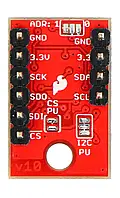 BME280 - цифровий датчик вологості, температури і тиску - I2C / SPI - версія з роз'ємами - SparkFun...