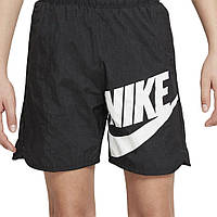 Шорты подростковые Nike B NSW WOVEN HBR SHORT черные DO6582-010