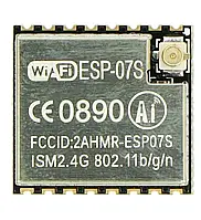 WiFi модуль ESP-07S ESP8266 - 9 GPIO, АЦП, разъем U.FL