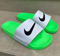 Nike Slides White/Green 36