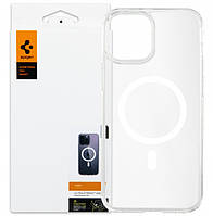 Чехол накладка "Magsafe Spigen" Iphone 13 Crystal Clear
