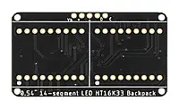 Рюкзак Adafruit - 14-сегментный модуль драйвера светодиодного дисплея - STEMMA QT/Qwiic - Adafruit 1910