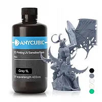 Смола для 3D-принтеров - Anycubic 3D Printing UV Sensitive Resin Basic 1L - Grey