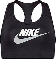 Топ женский Nike W NK DF SWSH CB FUTURA GX BRA черный DM0579-010