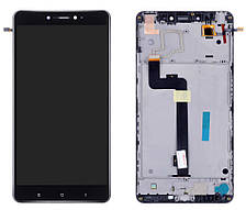 Екран (дисплей) Xiaomi Mi Max 2 MDE40, MDI40 з тачскріном чорний з рамкою