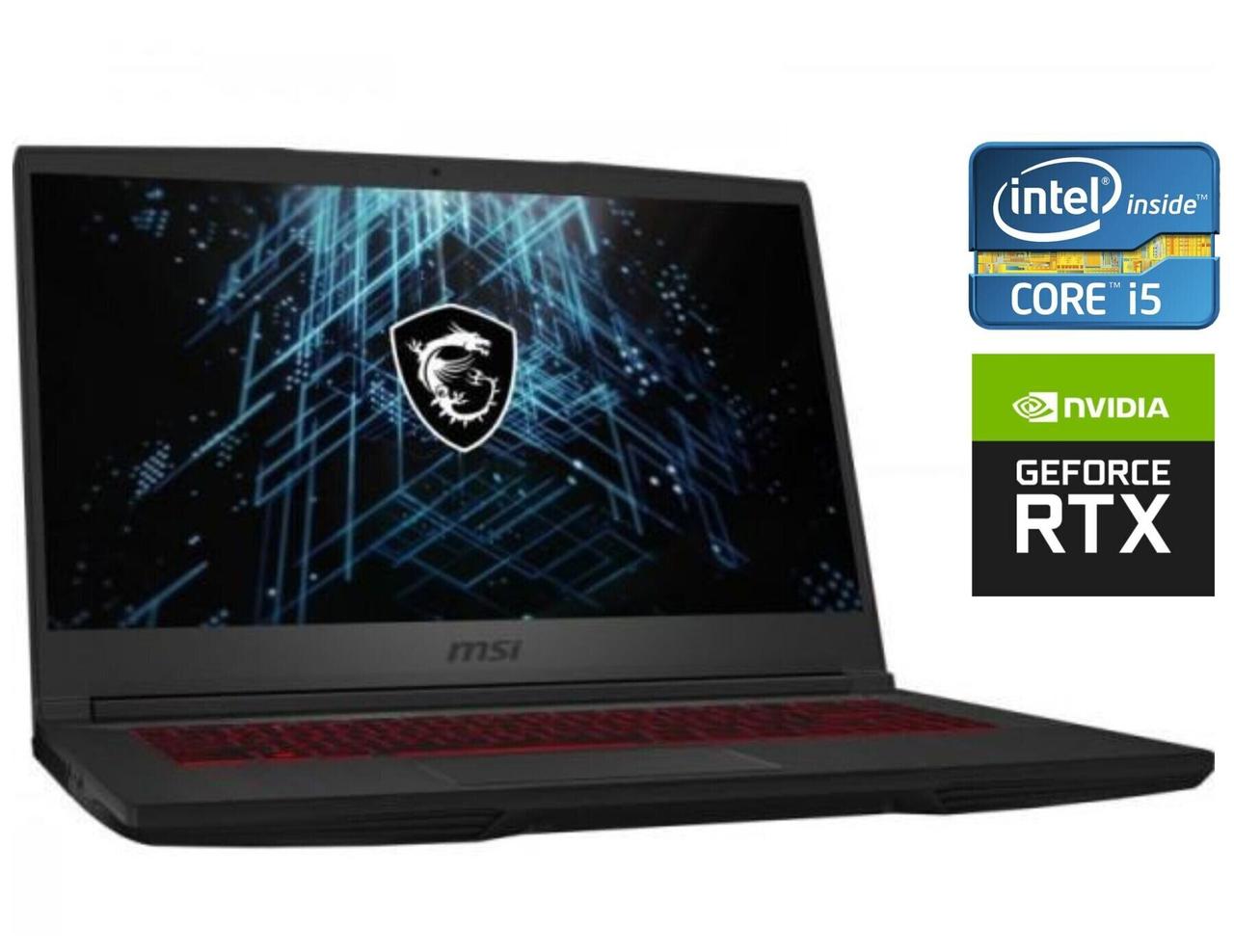 Ігровий ноутбук MSI GF65 Thin 10UE/ 15.6" 1920x1080/ i5-10500H/ 16GB RAM/ 512GB SSD/ RTX 3060 6GB